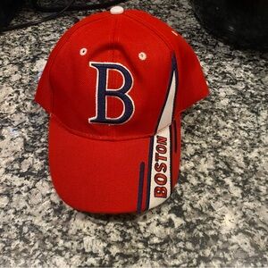 Red Boston Baseball Cap